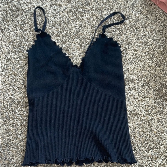 free people movement Tops - FP Movement by Free People Midnight Ribbed Camisole